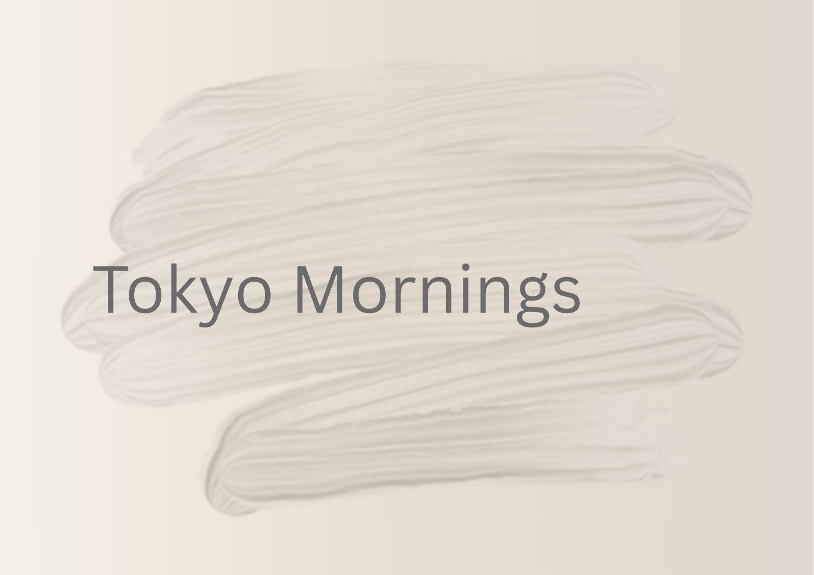 Tokyo Mornings